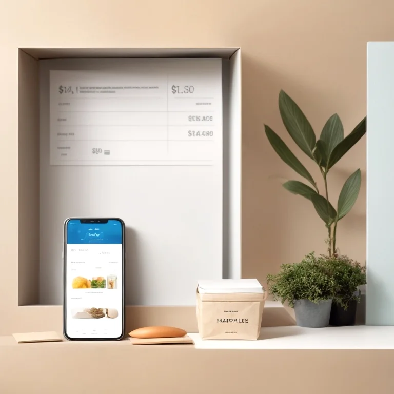 Lieferung von Haushaltsartikeln an eine Haustür